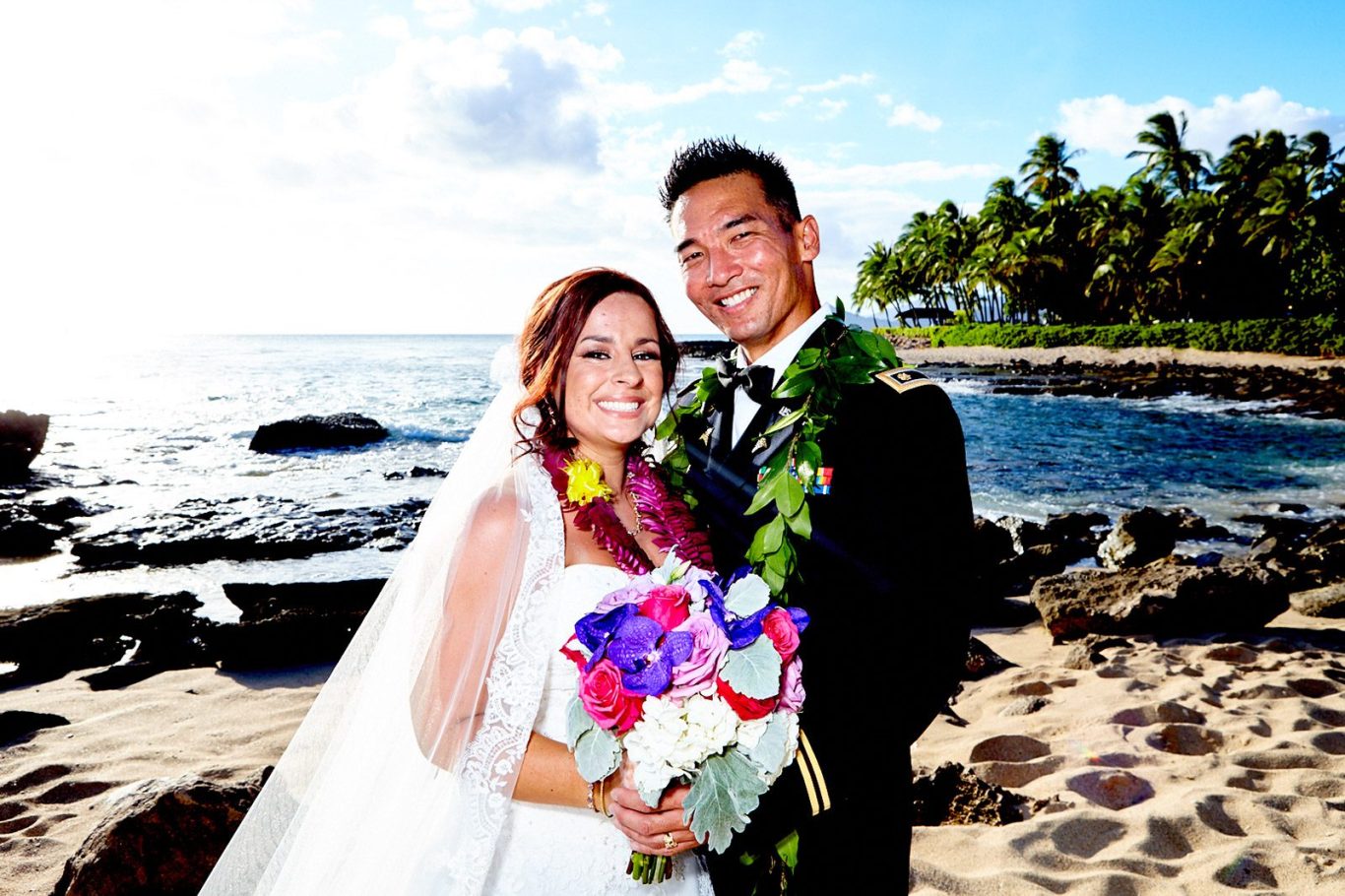 Hawaii wedding at North Shore.